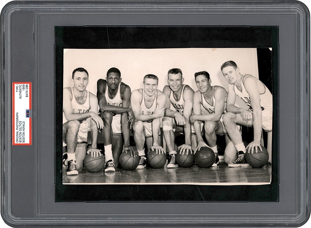 Vintage Sports Photographs - 1959 Boston Celtics Team Photograph (PSA Type I)