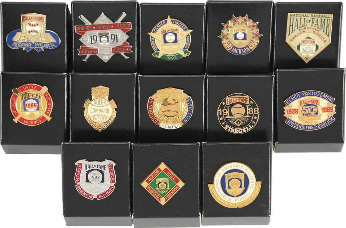 - Hall of Fame Press Pins 1982-1993 (13)