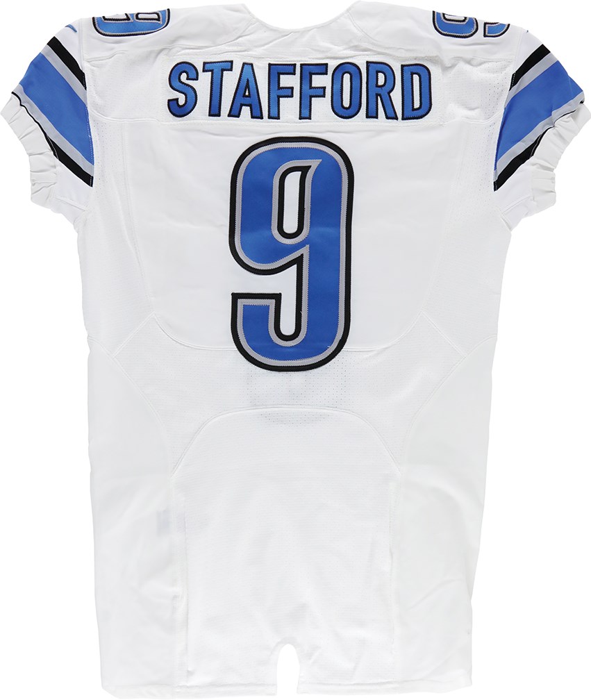 2015 Mathew Stafford Detroit Lions Game Issued Jersey