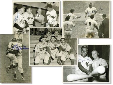 - Autographed Baseball Wire Photograph Collection (32)