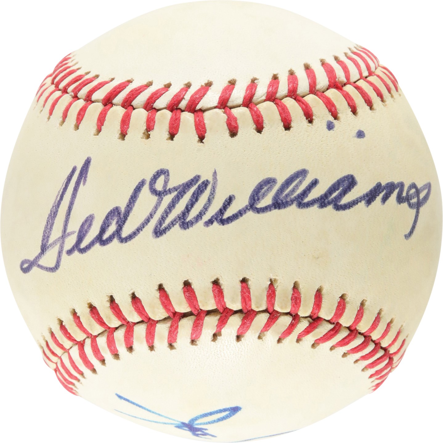 Joe Cronin and Ted Williams Dual-Signed Baseball (PSA)