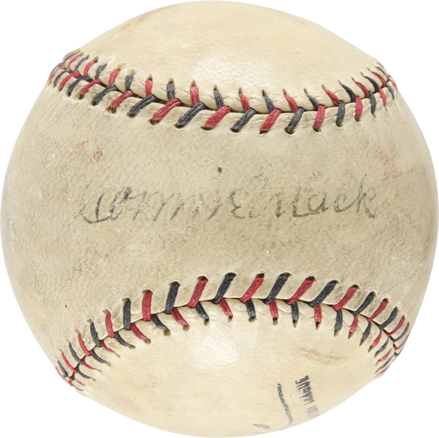 Circa 1930s Connie Mack Single Signed Baseball (PSA)
