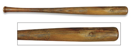 - 1916-19 Ray Chapman Game Used Bat (34.5”)
