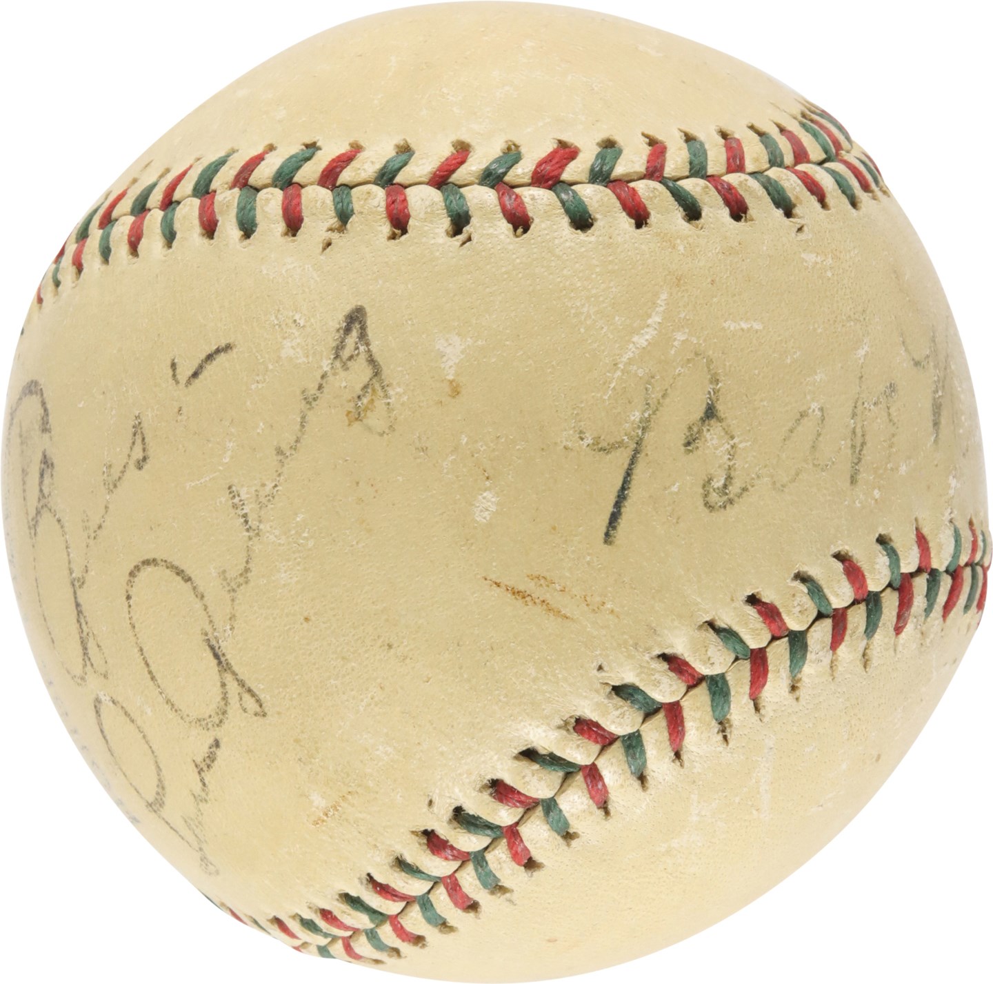Ruth and Gehrig - 1920s Babe Ruth & Lou Gehrig Dual-Signed Baseball (PSA)