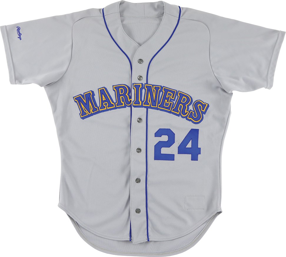 Baseball Equipment - 989 Ken Griffey Jr. Seattle Mariners Rookie Game Worn Jersey