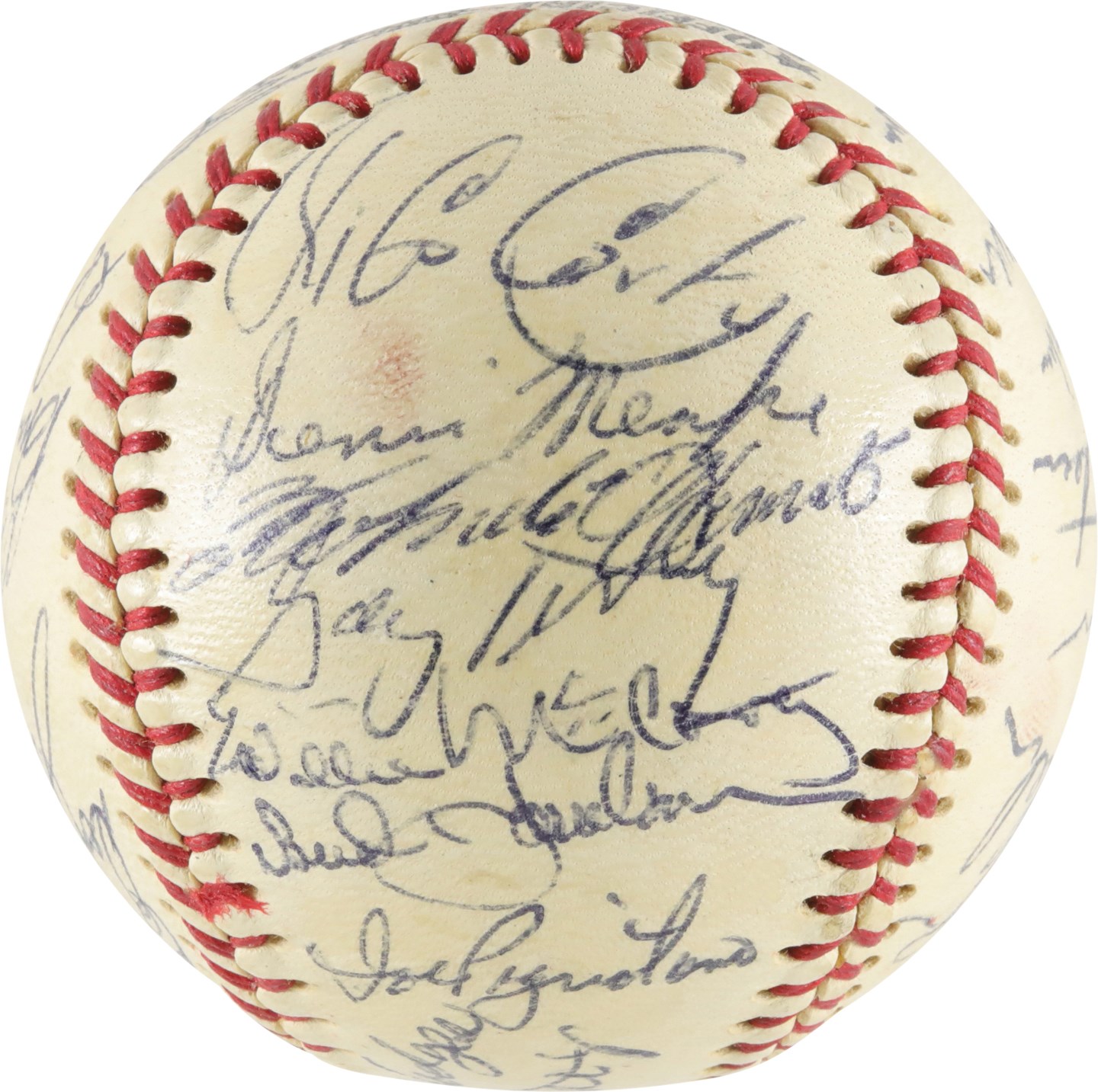 High Grade 1970 National League All Star Team Signed Baseball w/Roberto Clemente (PSA)
