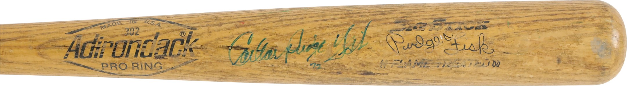 Baseball Equipment - 1980-82 Carlton Fisk Signed Bat