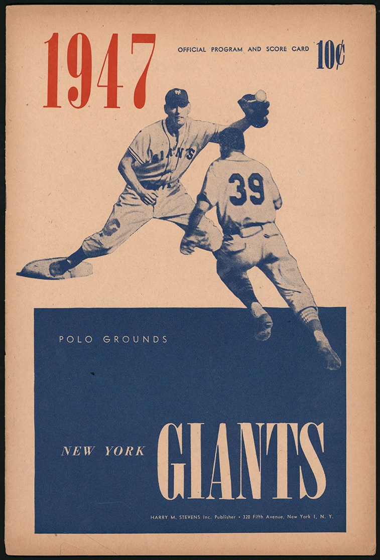 April 18, 1947 Jackie Robinson First Major League Home Run Program