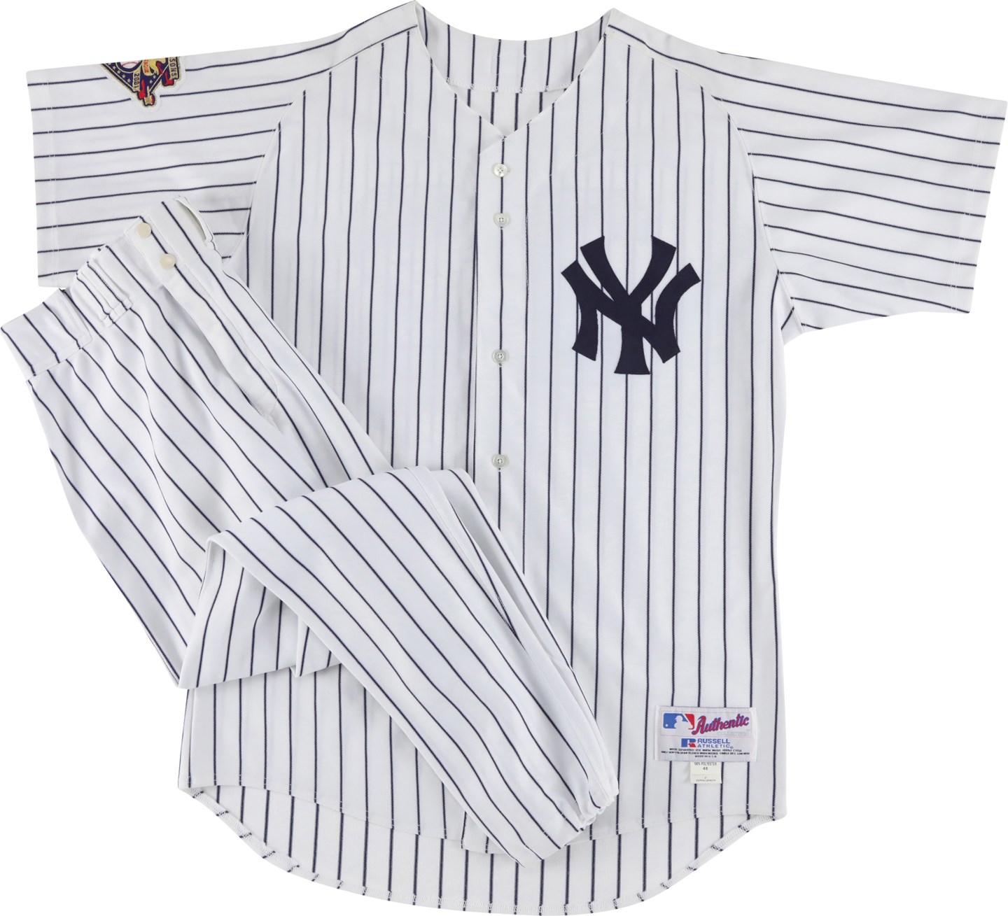 Baseball Equipment - 2001 Alfonso Soriano New York Yankees Game Worn "Rookie" Uniform