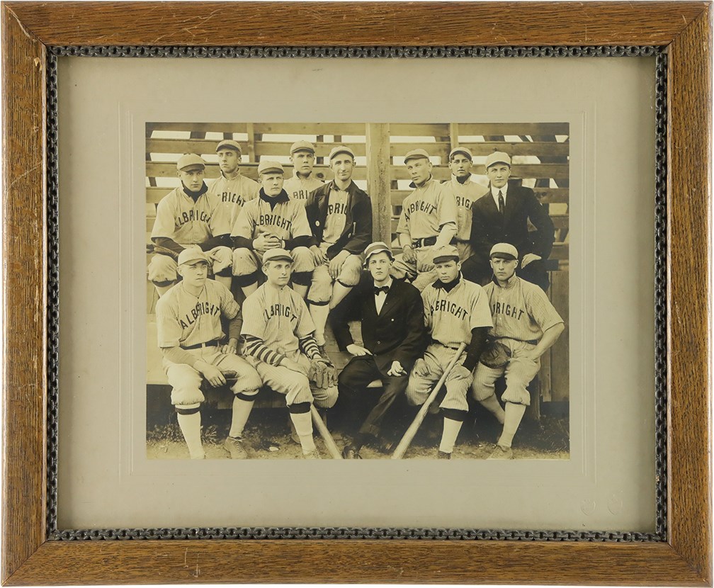 Vintage Sports Photographs - Circa 1905 Albright College Baseball Team Imperial Cabinet Photograph