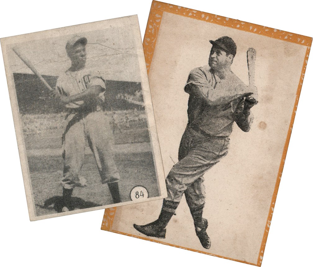 1946-1952 Cuban Baseball Card Collection w/Jimmie Foxx & Minnie Minoso (5)