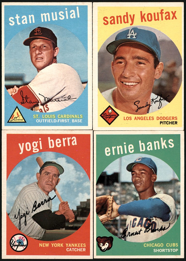 1959-1960 Topps Baseball Collection w/High Grade Examples (475+)