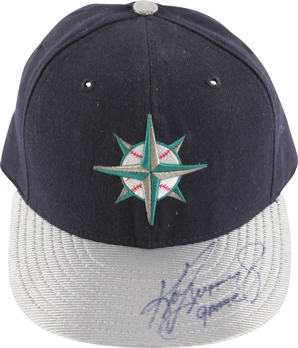1997 Ken Griffey Jr. Seattle Mariners MVP Season Signed & Inscribed Game Used Hat (Griffey Jr. COA)