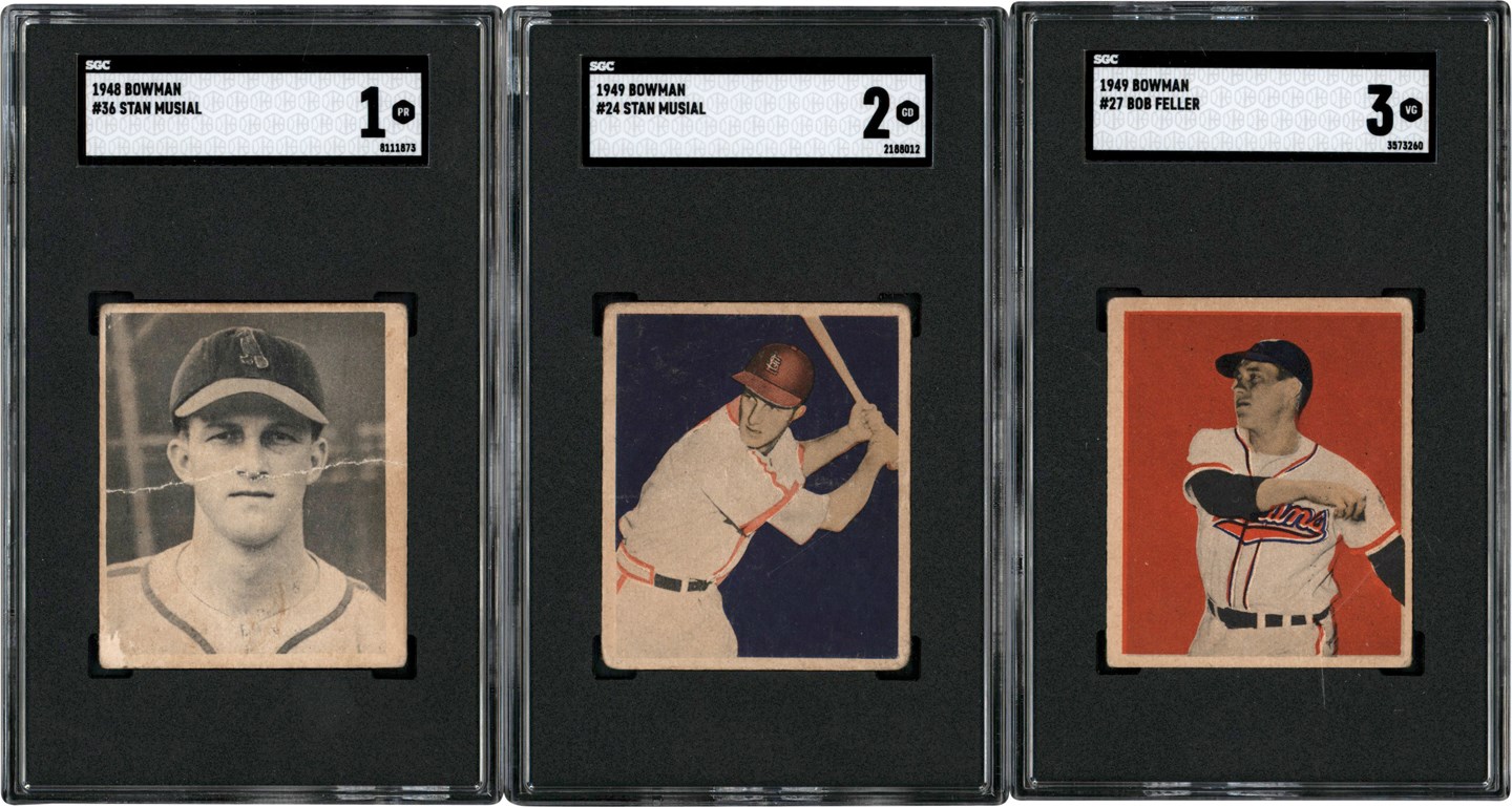 - 1948-1953 Bowman Collection w/Stan Musial Rookie Card (156)