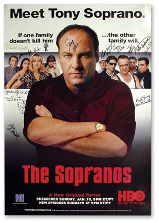 - Sopranos Signed Poster (40x27”)
