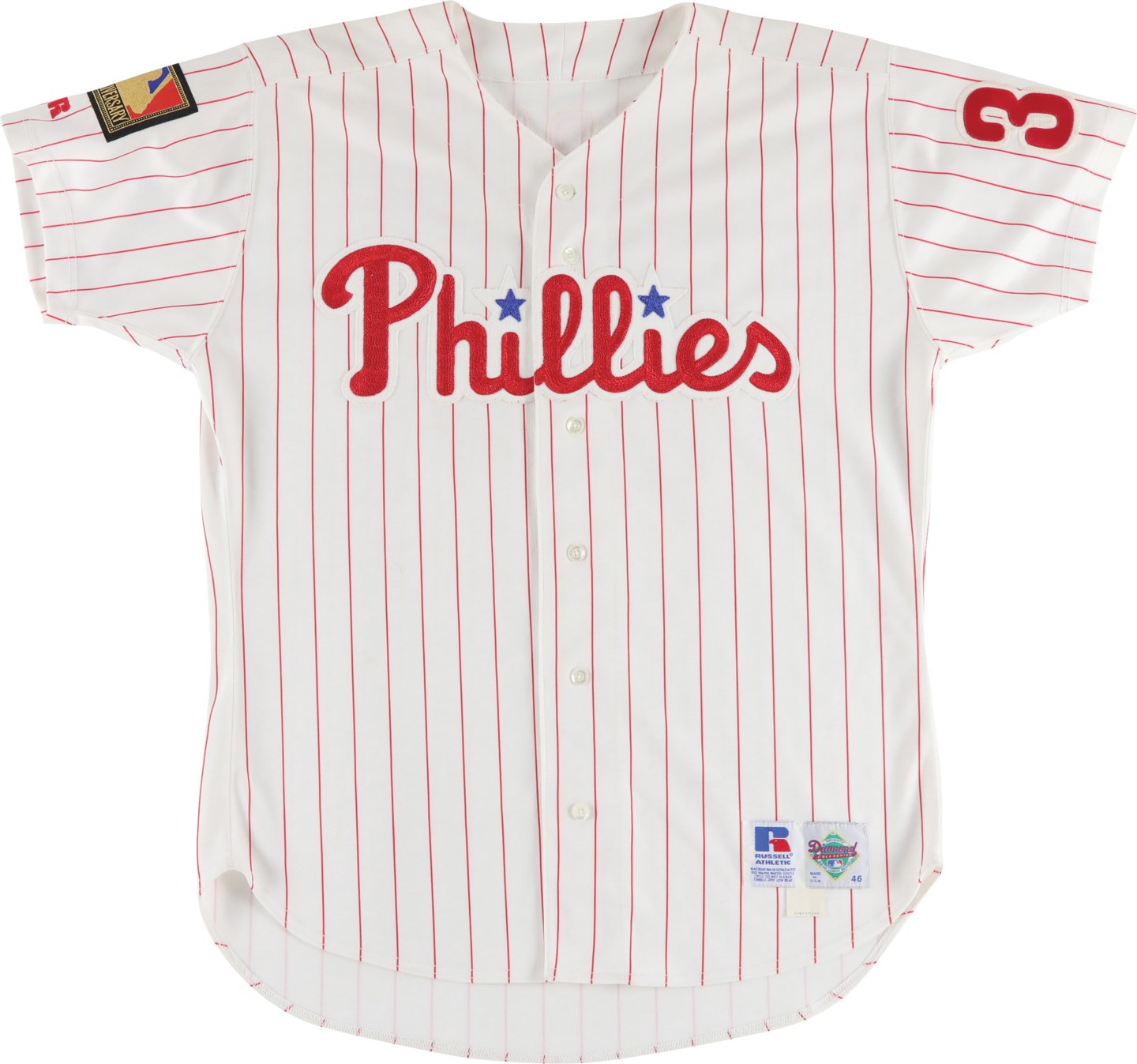 Baseball Equipment - 1994 Norm Charlton Philadelphia Phillies Signed Game Issued Jersey (PSA)