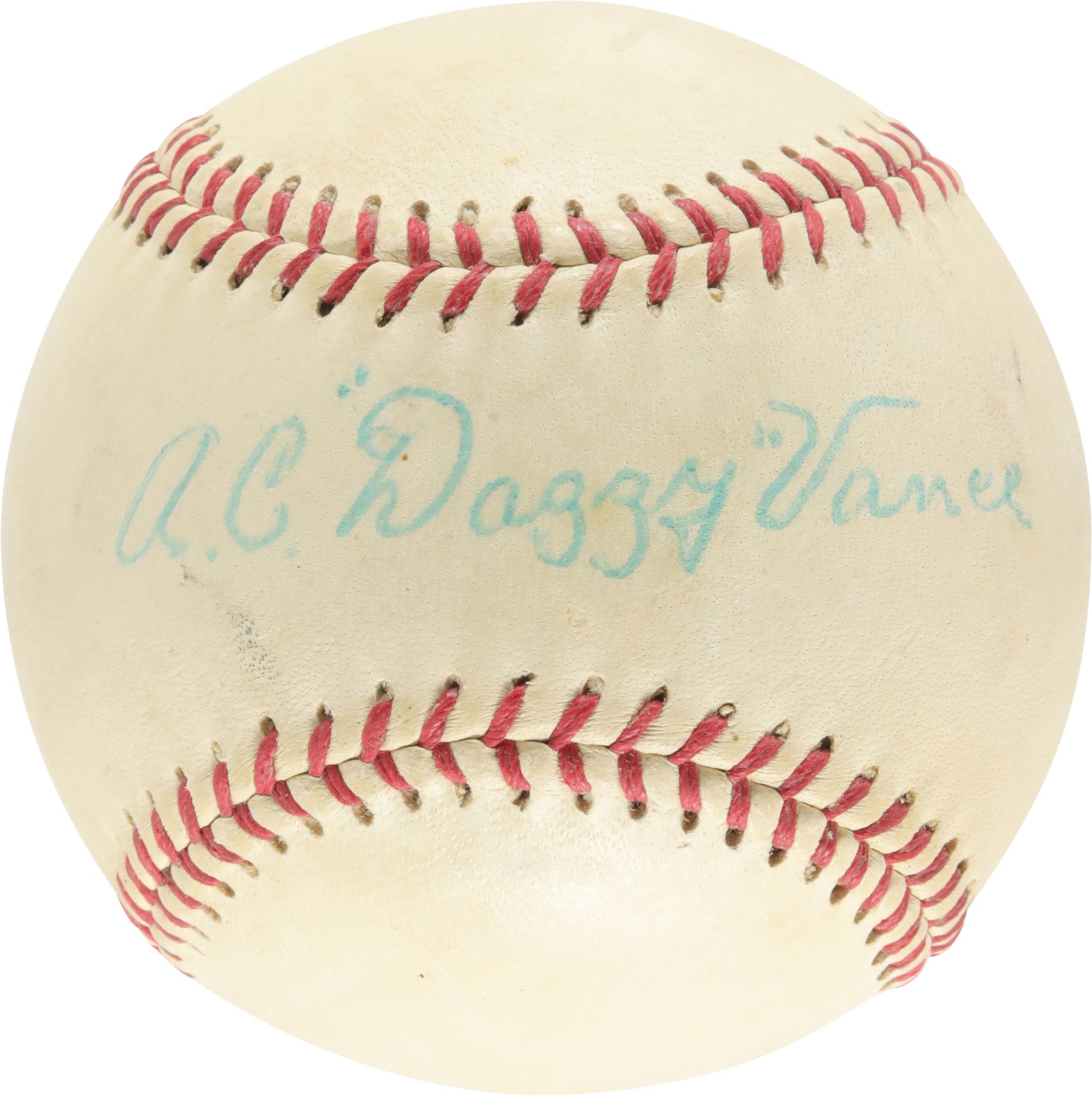 Outstanding Dazzy Vance Single-Signed Baseball (PSA)