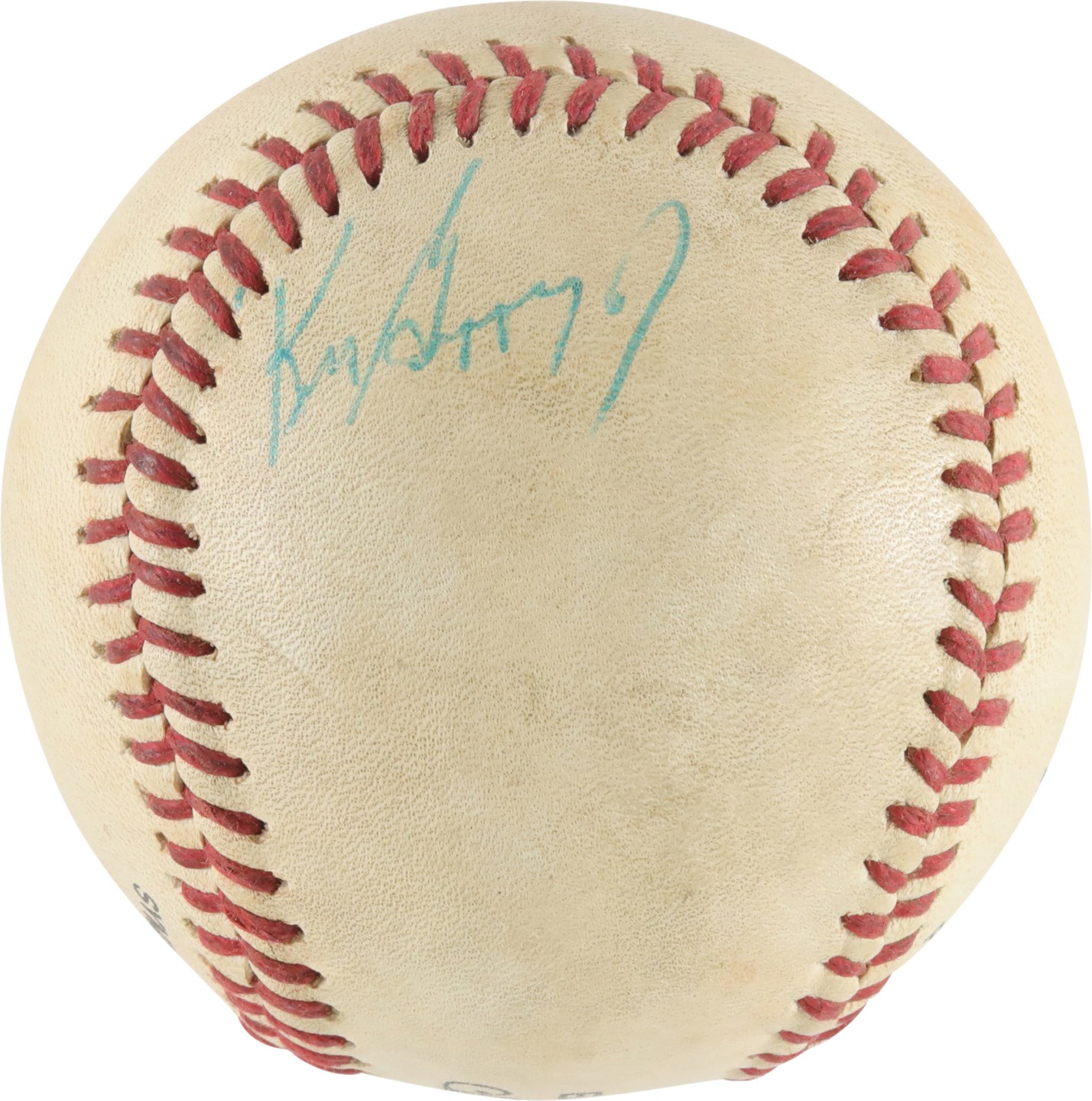 1988 Ken Griffey Jr Signed Game Used Baseball Attributed to First Home Run with Vermont Mariners