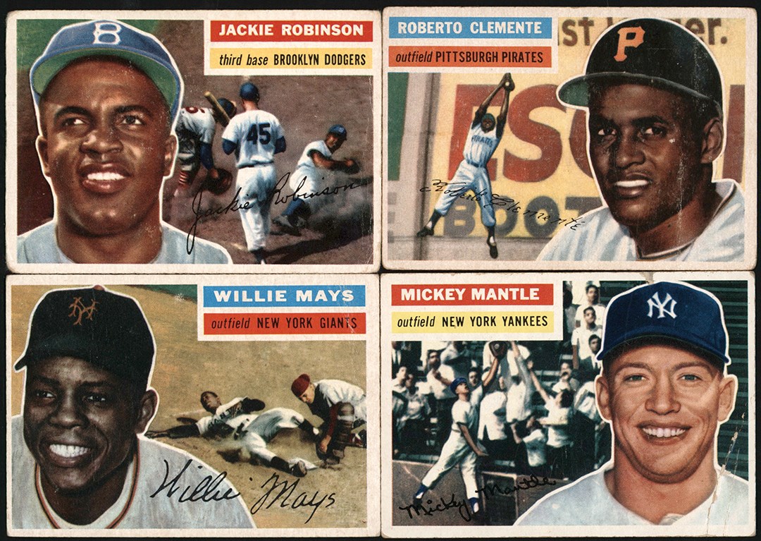 - 1956 Topps Baseball Complete Set (340)