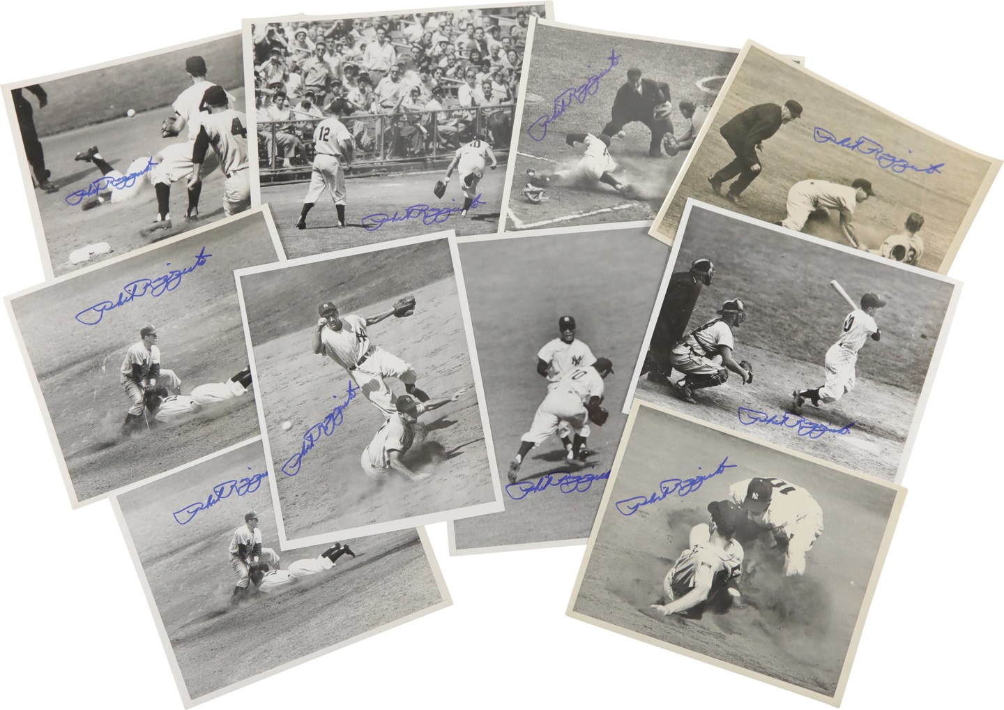 Baseball Autographs - Phil Rizzuto Signed Personal New York Times Photo Collection (10)