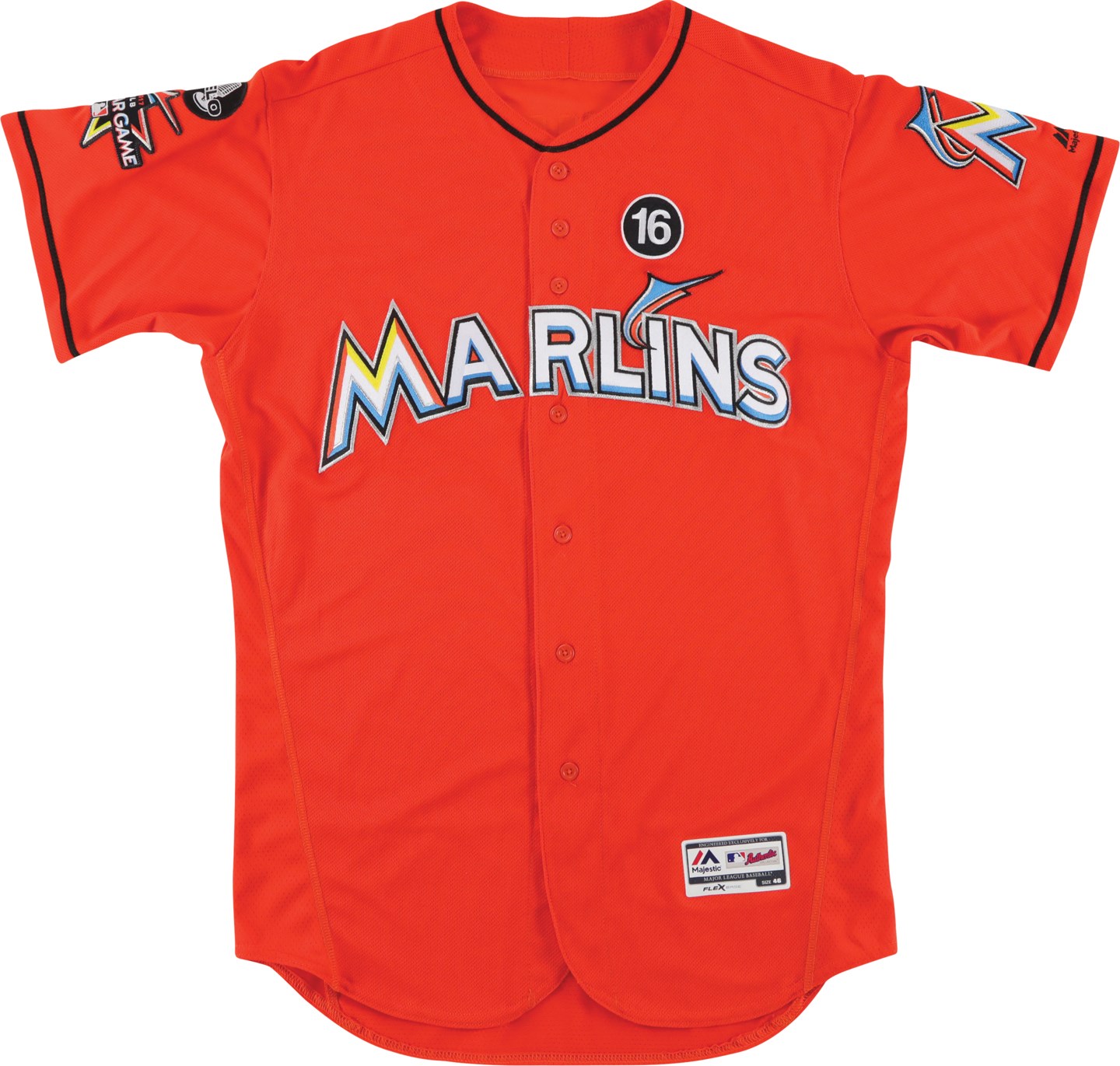 Baseball Equipment - 2017 Don Mattingly Miami Marlins Signed Game Worn Jersey (MEARS A10)