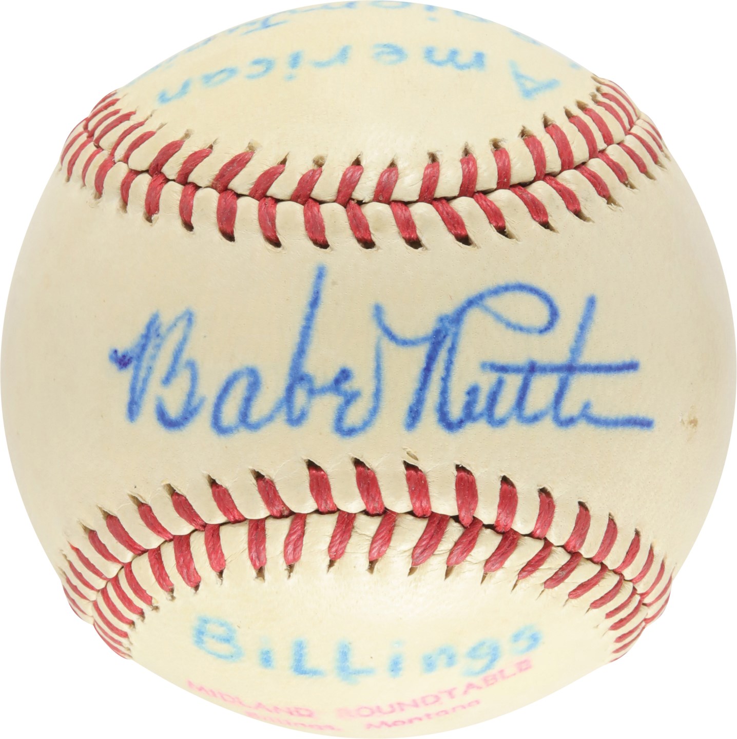Ruth and Gehrig - unning 1947 Babe Ruth Single-Signed Baseball with Impeccable Provenance (PSA MINT 9 Auto)