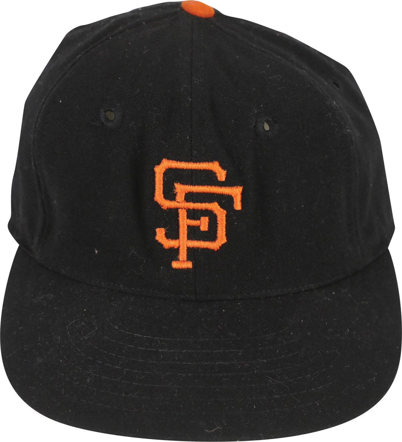 Baseball Equipment - 1960-67 San Francisco Giants Game Worn Hat Attributed to Willie Mays