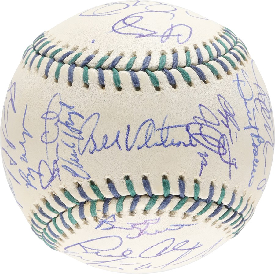 2001 National League All-Star Team Signed Baseball (MLB Holo)