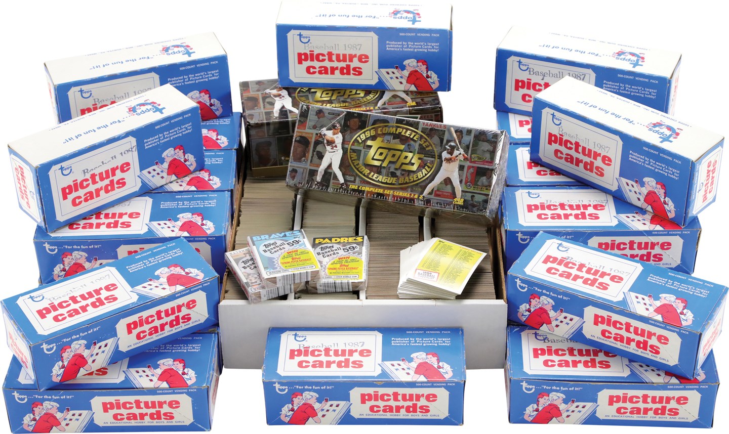 - 1980-1996 Topps Baseball Sets, Vending & Loose Card Collection (12,000+)