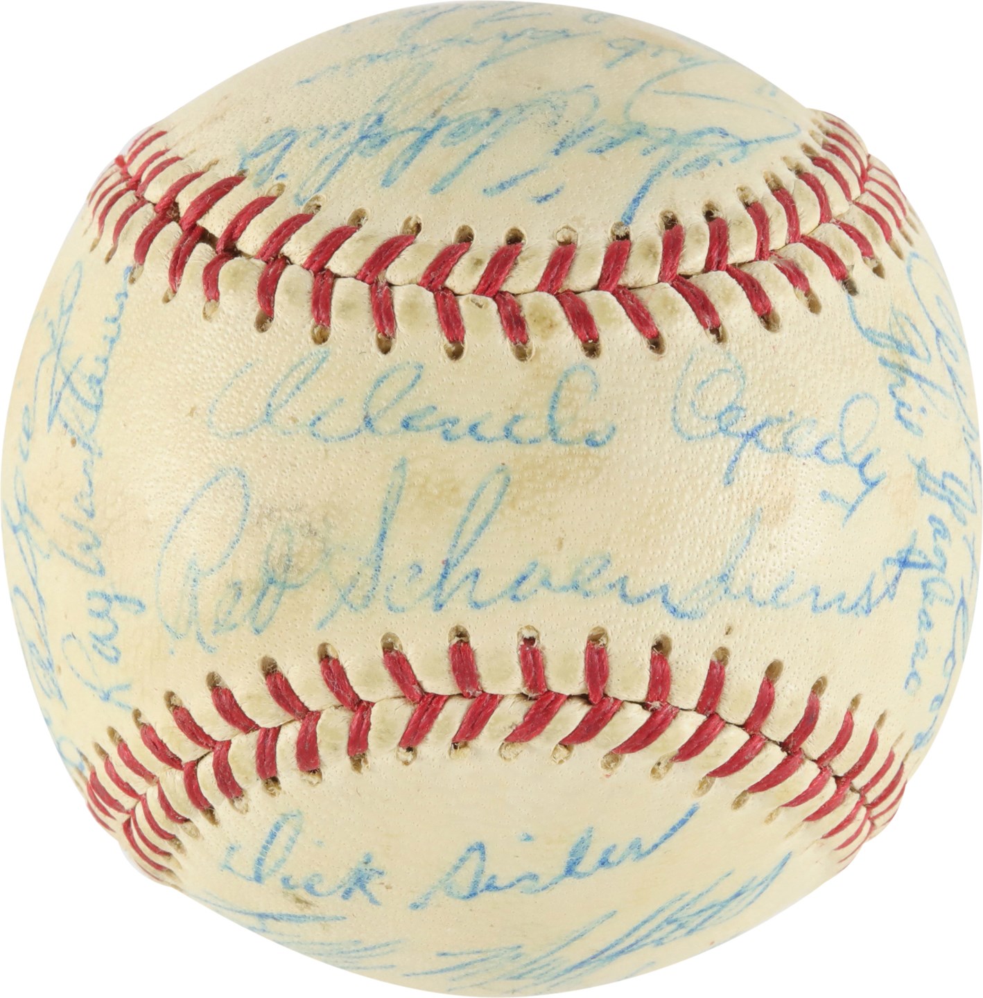 1968 St. Louis Cardinals National League Champion Team-Signed Baseball (JSA)