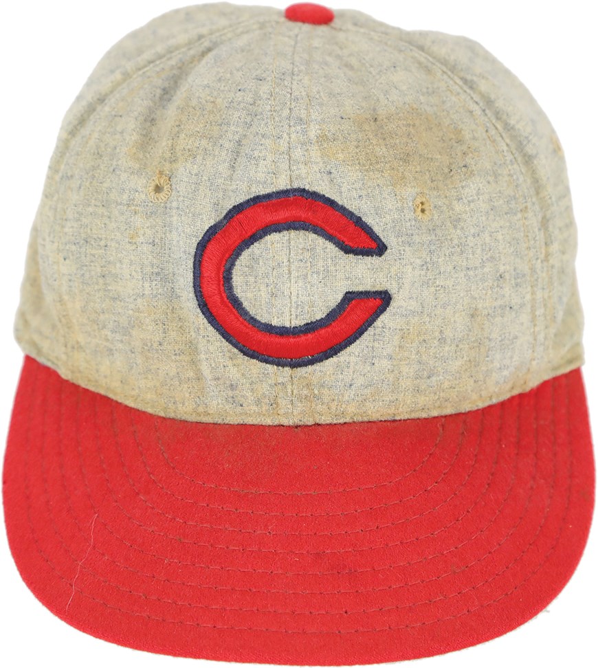 Circa 1963 Jerry Lynch Cincinnati Reds Game Worn Hat