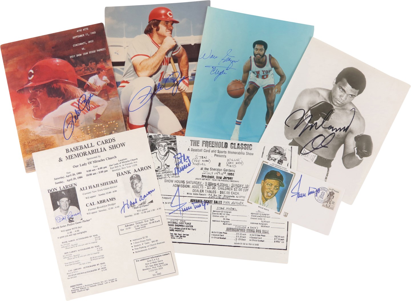 Baseball Autographs - Multi-Sport Autograph Collection w/Mays & Ali (69)