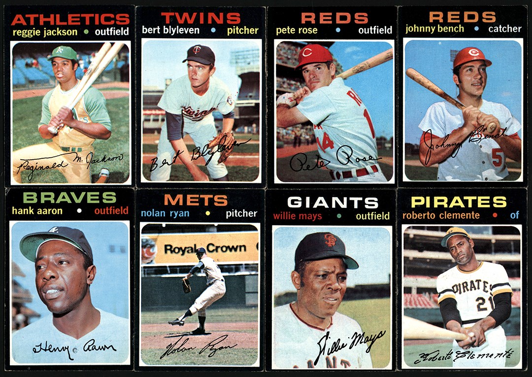 1971 Topps Baseball Near-Complete Set (751/752)