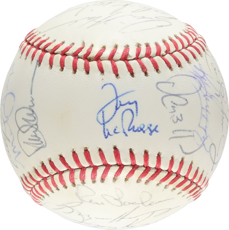 Baseball Autographs - 1991 American League All Star Team Signed Baseball