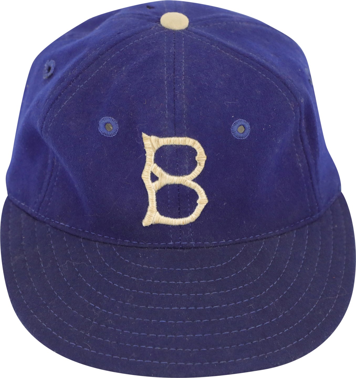 Baseball Equipment - Circa 1950 Pee Wee Reese Brooklyn Dodgers Game Worn Hat (Dobbins LOA)