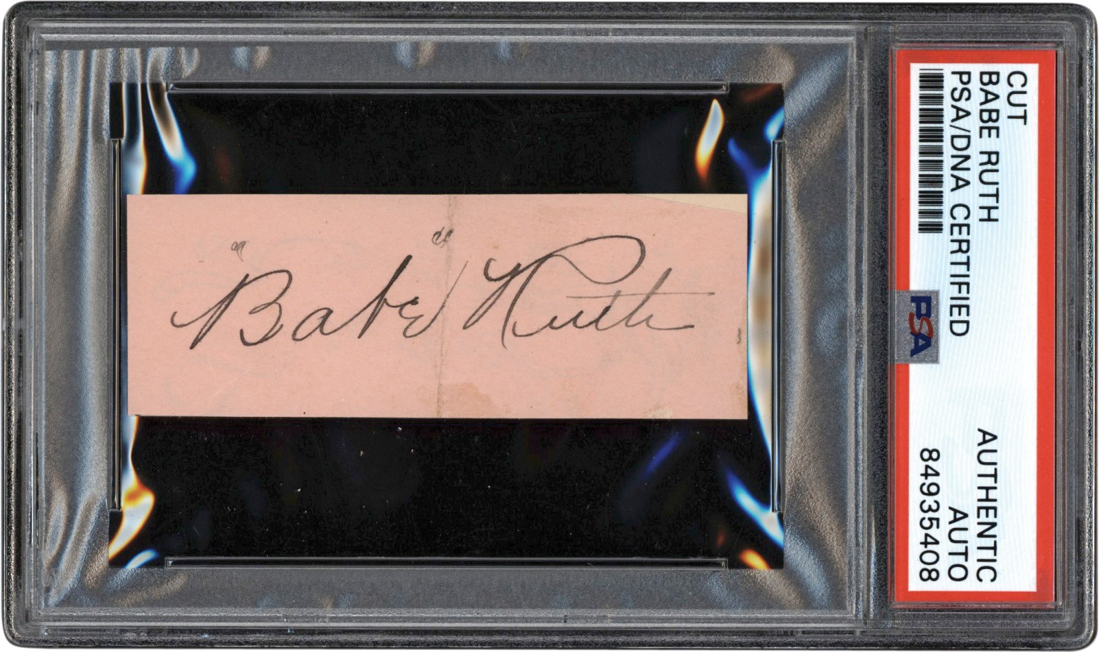 Ruth and Gehrig - Circa 1928 Babe Ruth Signature (PSA)