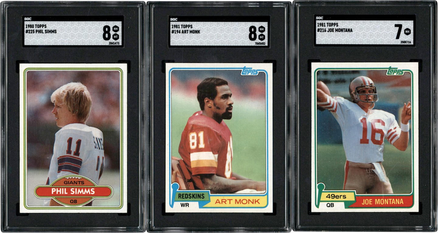 - 1980 & 1981 Topps Football Complete Set Duo (2)