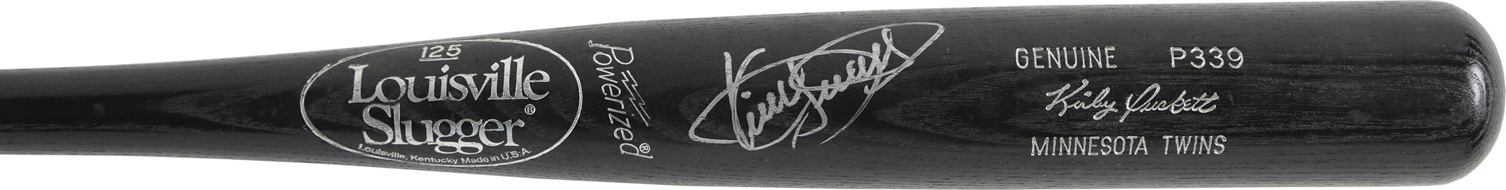Baseball Autographs - Kirby Puckett Signed Louisville Slugger Model P339 Bat