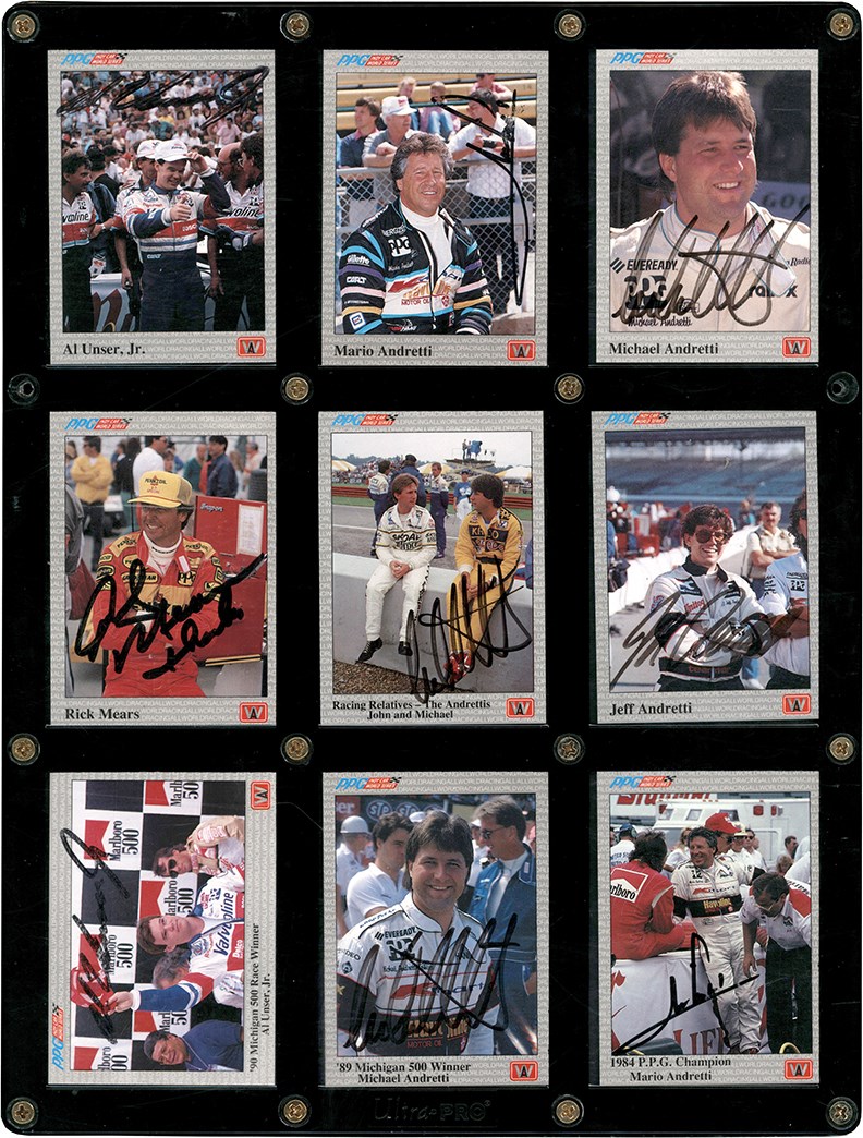 - 991 PPG Indy Car World Series Signed Driver Card Collection (16)