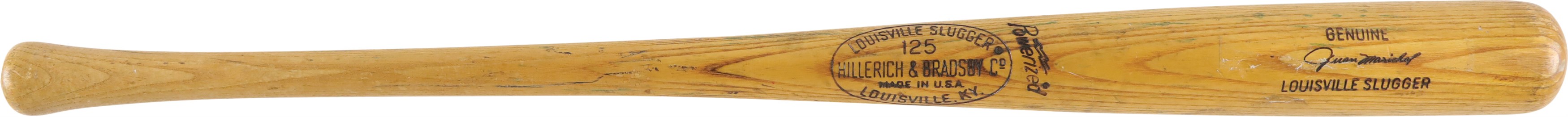 Baseball Equipment - Rare 1973 Juan Marichal San Francisco Giants Game Used Bat (PSA GU 9.5)