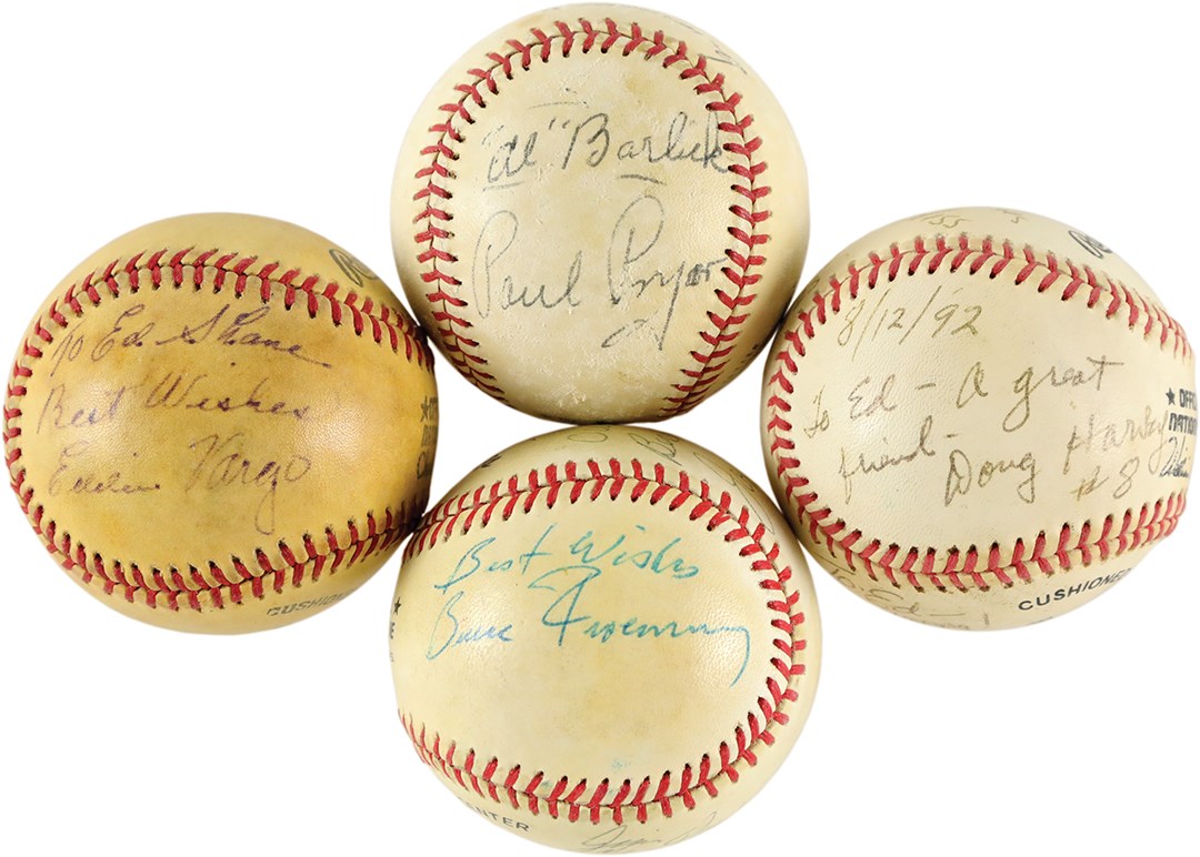 MLB Umpires Signed Baseball Collection (14)
