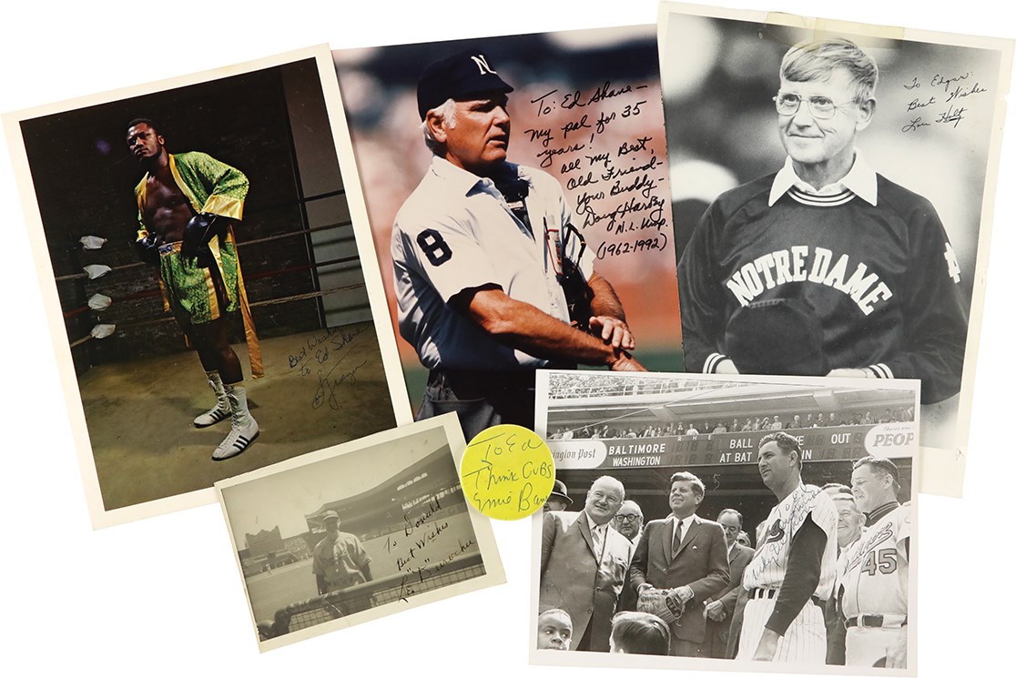 Sports Autograph Collection - Baseball, Boxing, Football and Basketball