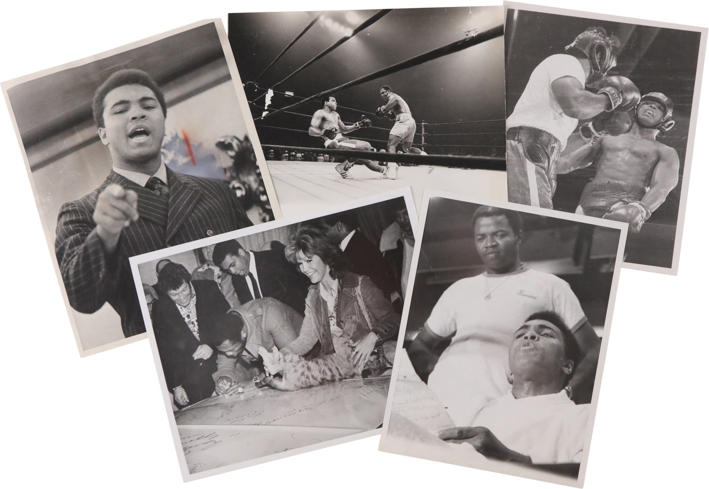 Circa 1970 Muhammad Ali Photo Collection (4) PSA Type I & Type I Fight of The Century Photograph