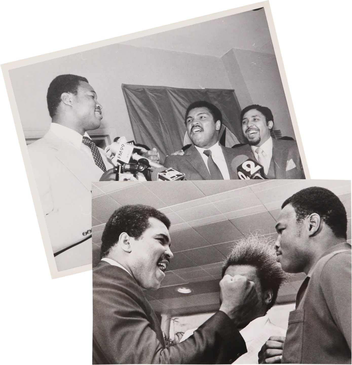 Vintage Sports Photographs - 1980 Muhammad Ali w/Larry Homes & Don King Photographs (PSA Type I)