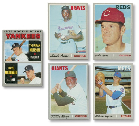 - 1970 Topps Baseball Complete Set (NRMT to NM-MT)