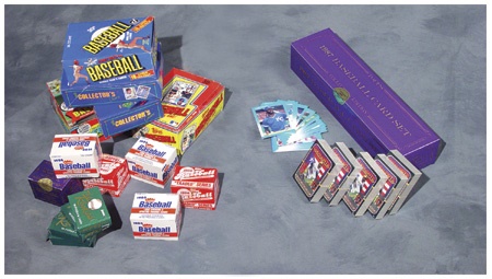 - Unopened Baseball Collection of Wax Boxes & Factory Sets