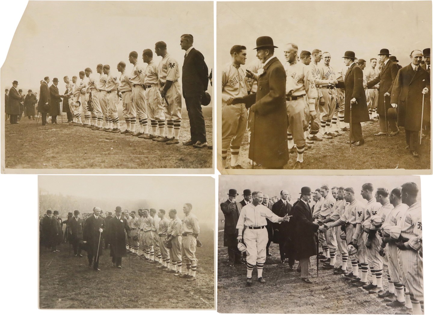 1924 New York Giants & Chicago White Sox World Tour Original Photographs (7)