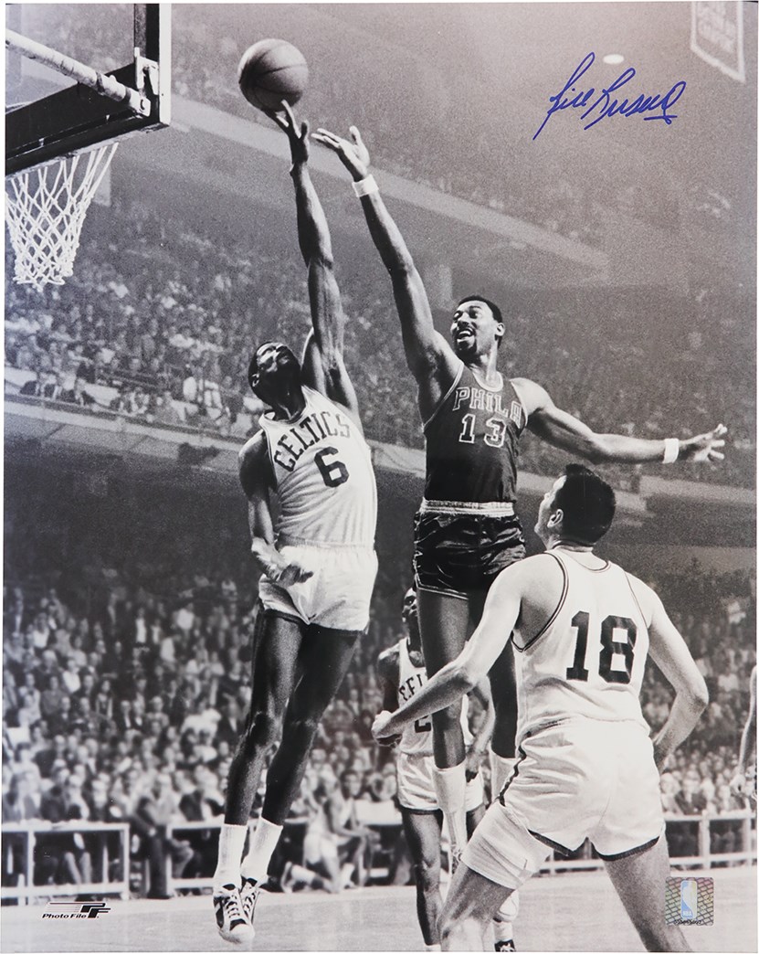 - Bill Russell Signed Oversized Photograph