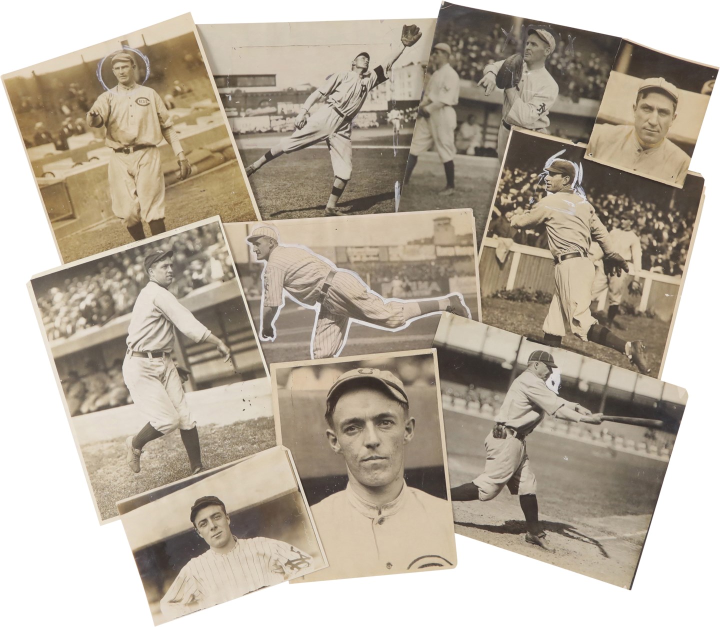Vintage Sports Photographs - 1910s Baseball Photographs by Charles Conlon (28 Different)