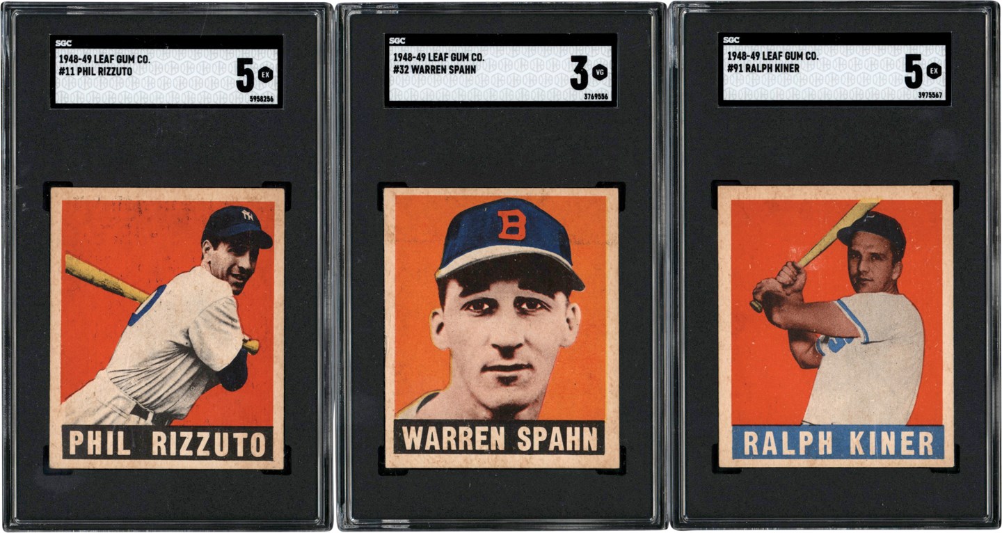 1948 Leaf Baseball Collection w/Seven Hall of Famers (29)